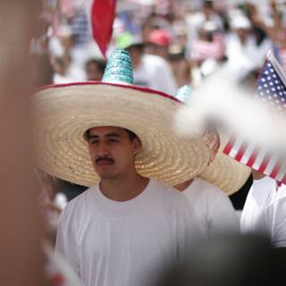 Mexican Hat and American Flag