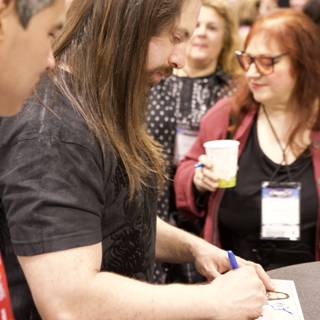 Book Signing with Fans
