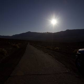 Sunset Drive through Death Valley