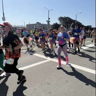 *Colorful Run Through San Francisco*