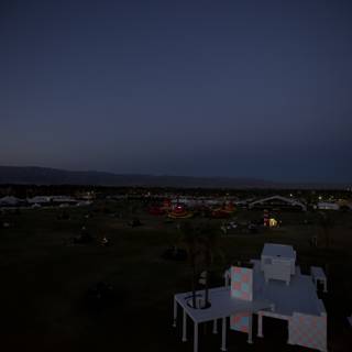 Night Sky Over The Field