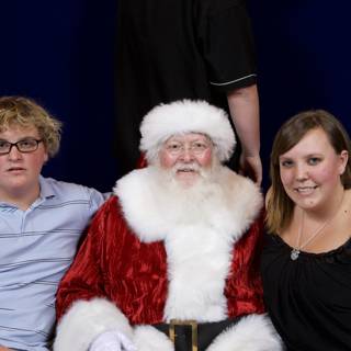 Celebrating with Santa