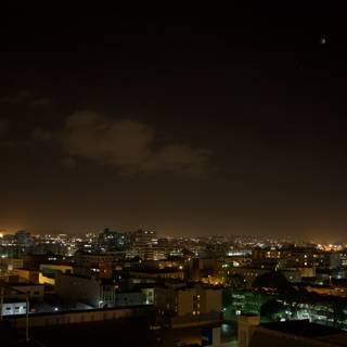 Haifa's Metropolis at Night
