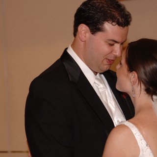 Intimate Wedding Moment Between Bride and Groom