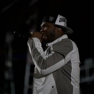 50 Cent Rocks the Mic at Coachella 2012