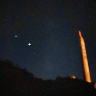 Celestial Spectacle over the Washington Monument