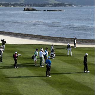 A Beautiful Day for Golfing at Pebble Beach Golf Links