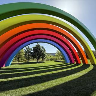 Arches of Color at Apple Park