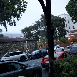 Evening Street Scene in Historic Downtown District