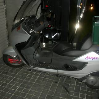 Parked Scooter in Osaka Garage
