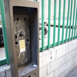 Defaced Pay Phone