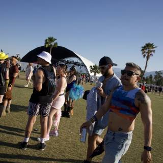 Festival Vibes: A Colorful Gathering at Coachella 2024