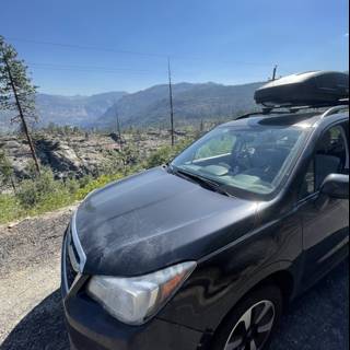 Driving into Yosemite