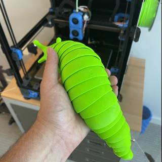 Green 3D Printed Object