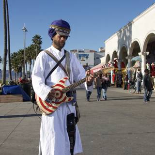 Street Musician in Turban