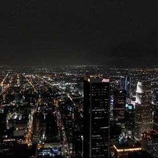 Nightscape from the LA Skyscraper