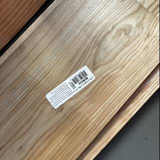 Labelled Wood Piece