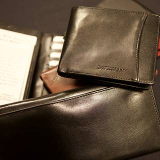 Sleek Leather Wallet with Card Holder