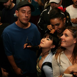 Late Night Club Crowd Having Fun Together