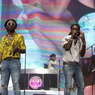 Offset and Music Band Rock the Stage at Coachella 2017