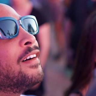 Sunglass Reflections: Unbridled Joy at Coachella 2024