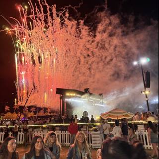 Fiery Night at the Empire Polo Club