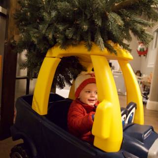 Wesley's First Christmas Joyride