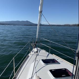 Serene sailboat on Richardson Bay