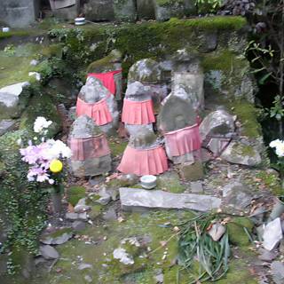Statues in a Serene Garden
