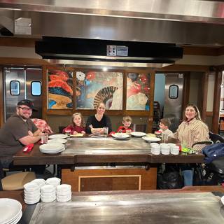 Family Dinner at the Hibachi Table