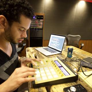 Marc Kinchen at Work in the Recording Studio