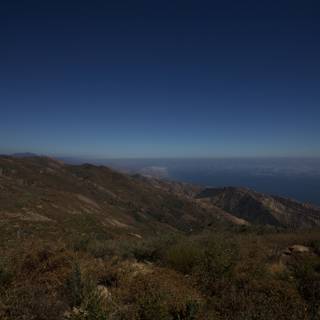 Majestic View of the Ocean and Mountains from Gaviota Peak