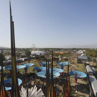A Bird's Eye View of Coachella Festivities