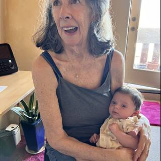 Portrait of a Grandmother and Grandchild