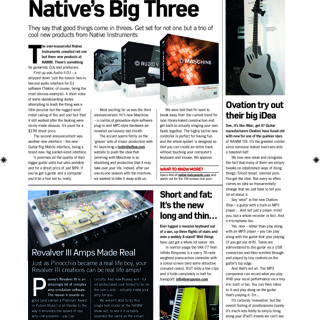 Native Big Three Advertisement Featuring Two People and a Guitar