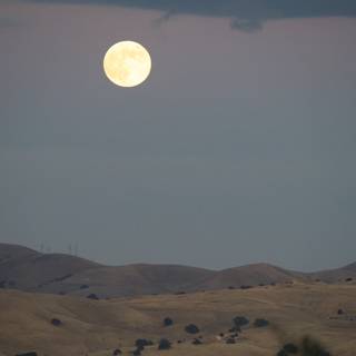 Lunar Grace Over Walnut Creek