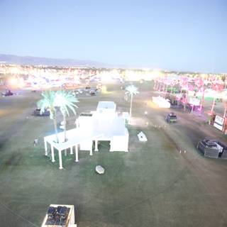 Nighttime Light Show at Coachella