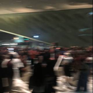 Blurry Crowd in Terminal Station