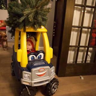 Festive Joy Ride: Wesley's Miniature Christmas Adventure