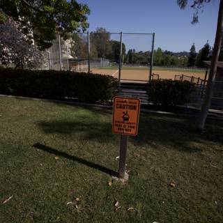 Warning at the Ballpark