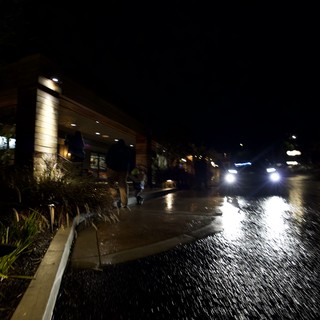 commercial parking lot/street