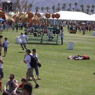 Coachella Crowd Enjoying Nature