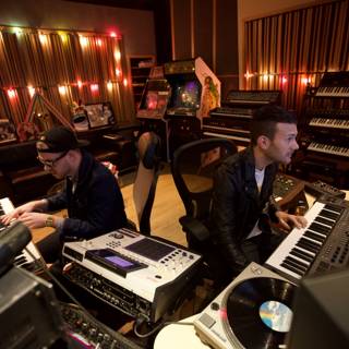 Keyboard Titans in the Studio