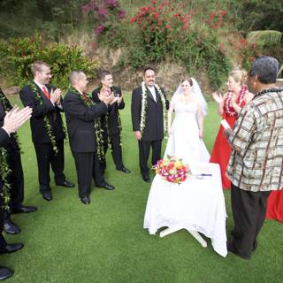 A Beautiful Wedding in the Grass