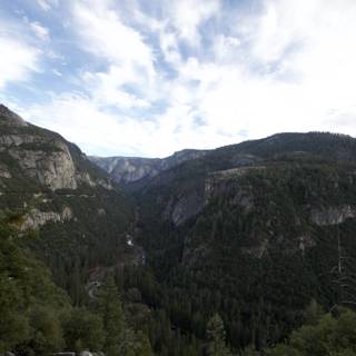 Majestic Summit: A Panorama of Yosemite
