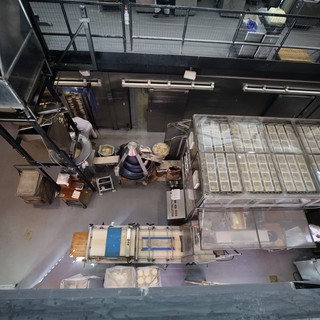 Aerial View of Commercial Bakery Production Floor