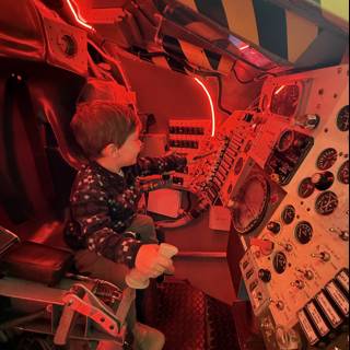 Young Aviator in Action