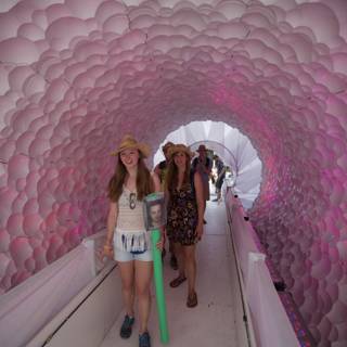 Walking through a Balloon Tunnel