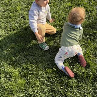 Playful Explorers in the Garden