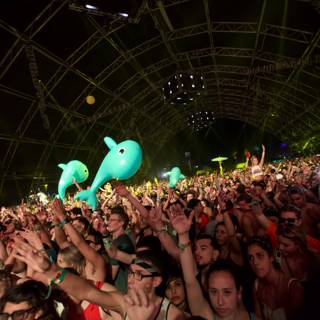 Dolphin Jumps into the Crowd at Coachella